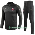 AC Milan Sweat de Treino Conjunto Preto 2018/19 AC Milan Sweat de Treino Conjunto Preto 2018/19